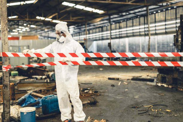 Professional Biohazard technician working in Ogden, NC